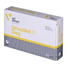 Таблетки VetExpert UrinoVet Dog УриноВет Дог 400 мг для підтримки і відновлення функцій сечової системи собак, 30 таб