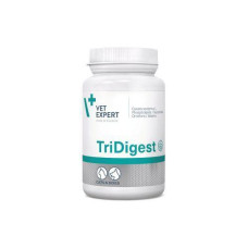Таблетки VetExpert TriDigest Тридігест для підтримки здоров'я травлення у собак та котів, 40 таб