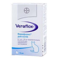 Верафлокс для котов 15 мл Bayer