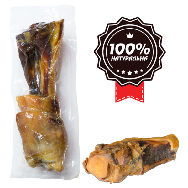 Ласощі Alpha Spirit Ham Bone Maxi м'ясна кістка Максі для собак, 20 см