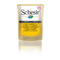 Schesir Cat с тунцом и куриным филе (100 гр)