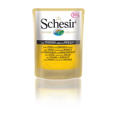 Schesir Cat с тунцом и куриным филе (100 гр)