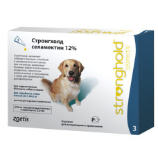 Стронгхолд 12% (Stronghold) для собак 20-40кг, 2мл/ 1 пипетки