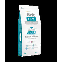 Brit  Care GF Adult Salmon & Potato 12 kg  (д/собак весом до 25 кг)