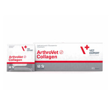 Харчова добавка VetExpert ArthroVet Collagen АртроВет Колаген для підтримки та захисту суглобів для собак та котів, 60 пак