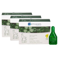 Антибактеріальні краплі Dermoscent PYOspot® для очищення, контроль шкірних інфекцій, для собак 10-20 кг, 4х1,2 мл