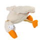 Игрушка для собак Утка с пищалкой GiGwi Catch &amp; fetch, текстиль, веревка, 36 см