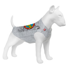 Майка для собак WAUDOG Clothes малюнок "Чудо-жінка комікс", S30, B 54-60 см, С 33-38 см