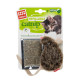Іграшка для котів Мишка з котячої м'ятою GiGwi Catnip, штучне хутро, котяча м'ята, 10 см