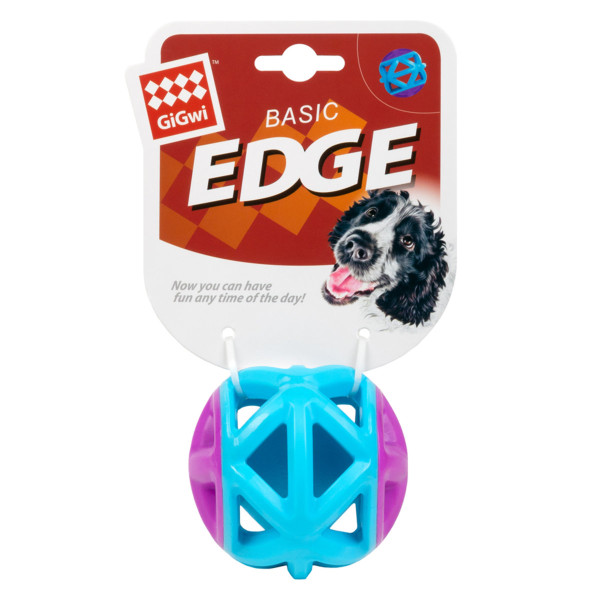 Іграшка для собак М'яч GiGwi Basic, блакитний, гума, 9 см
