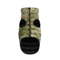 Курточка для собак WAUDOG Clothes, рисунок "Милитари", S40, В 52-55 см, С 36-39 см
