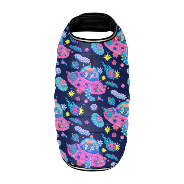 Курточка-накидка для собак WAUDOG Clothes, малюнок "Рік та Морті 1", XS, А 26 см, B 33-41 см, С 18-26 см