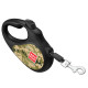 Повідець-рулетка для собак WAUDOG R-leash, малюнок "Мілітарі", S, до 15 кг, 5 м, світловідбиваюча стрічка