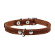 Нашийник "CoLLaR одинарний (ширина 10мм, довжина 22-30см) коричневий
