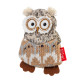 Іграшка для собак Сова з пищалкою GiGwi Plush, текстиль, 10 см