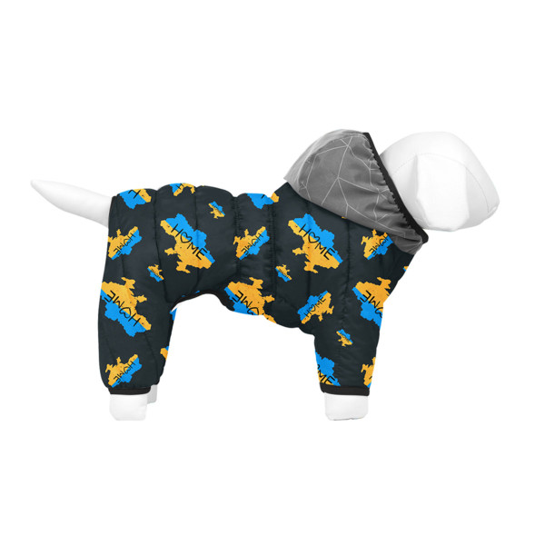 Комбінезон для собак WAUDOG Clothes малюнок "Дім", L50, В 70-74 см, С 47-50 см