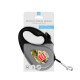 Повідець-рулетка для собак WAUDOG R-leash, малюнок "Мілітарі", M, до 25 кг, 5 м, світловідбиваюча стрічка