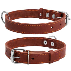 Нашийник "CoLLaR" одинарний (ширина 25мм, довжина 38-50см) коричневий