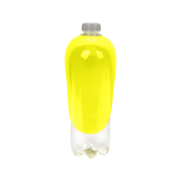 Поїлка-насадка на пляшку WAUDOG Silicone, 165х90 мм жовтий