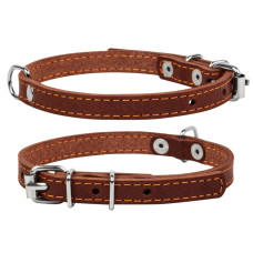 Нашийник "CoLLaR" одинарний (ширина 14мм, довжина 27-35см) коричневий