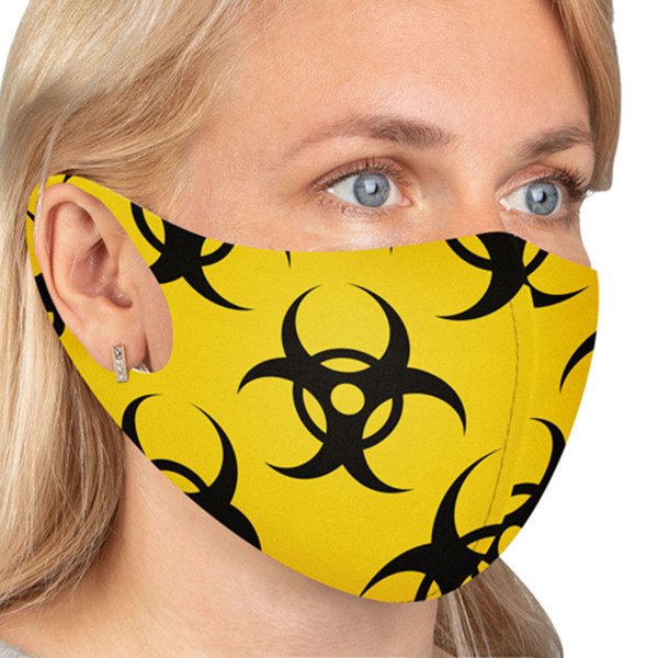 Маска захисна СoLLar з малюнком "Biohazard", розмір L