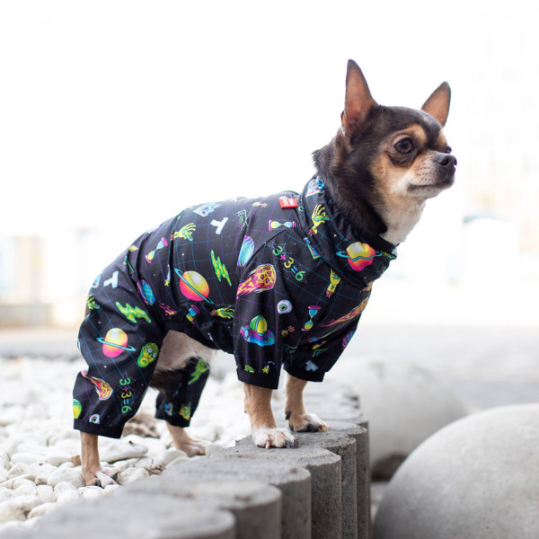 Вітровка для собак WAUDOG Clothes, малюнок "Рік та Морті 2", XS22, В 30-34 см, С 19-21 см