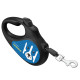 Повідець-рулетка для собак WAUDOG R-leash, малюнок "Патрон", XS, до 12 кг, 3 м, світловідбиваюча стрічка