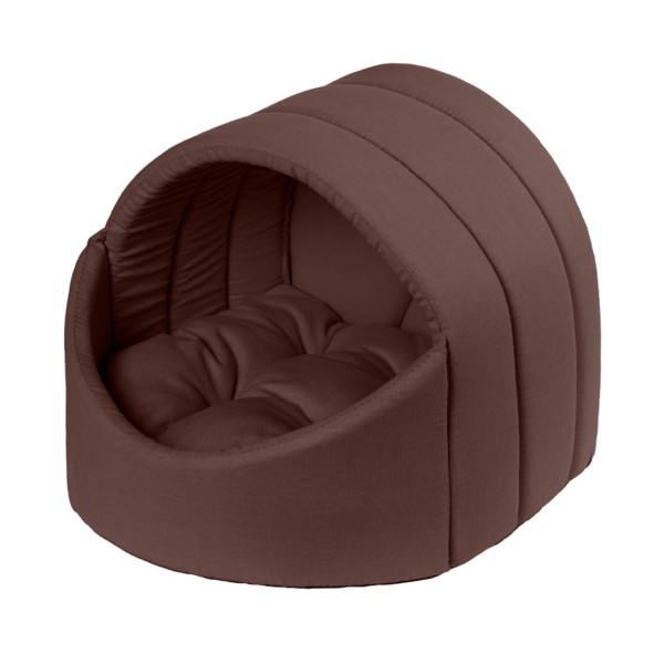 Козуб для тварин Теремок, M, Ш 50 см, Д 45 см, В 35 см коричневий