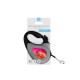 Поводок-рулетка для собак WAUDOG R-leash, рисунок "Конотопские магические войска", XS, до 12 кг, 3 м, светоотражающая черная лента
