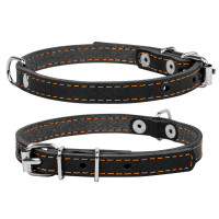 Нашийник "CoLLaR" одинарний (ширина 14мм, довжина 27-35см) чорний
