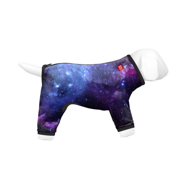 Вітровка для собак WAUDOG Clothes, малюнок «NASA21», M35, В 59-62 см, С 37-40 см