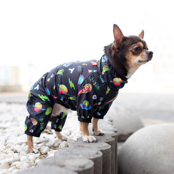 Вітровка для собак WAUDOG Clothes, малюнок "Рік та Морті 2", XS25, В 36-38 см, С 26-28 см