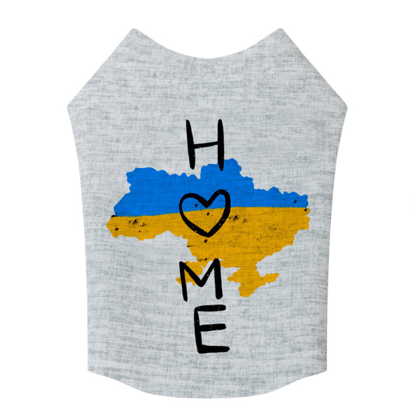 Майка для собак WAUDOG Clothes малюнок "Дім", XS25, B 35-40 см, С 20-25 см