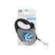 Повідець-рулетка для собак WAUDOG R-leash, малюнок "Патрон", S, до 15 кг, 5 м, світловідбиваюча стрічка