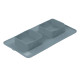 Миска складана WAUDOG Silicone,385х230х50 мм сірий