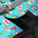 Шлея для собак м'яка WAUDOG Clothes з QR паспортом, малюнок "Ліга Справедливості", XS2, В 28-31 см, С 20-22 см