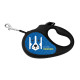 Повідець-рулетка для собак WAUDOG R-leash, малюнок "Патрон", M, до 25 кг, 5 м, світловідбиваюча стрічка