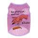 Майка для собак WAUDOG Clothes малюнок "Конотопські магічні війська", сітка, L, B 42-45 см, C 28-31 см рожевий