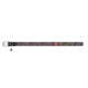 Нашийник WAUDOG Design з малюнком "Веселі крапки", преміум шкіра, металева пряжка (ширина 12 мм, довжина 19-25 см) чорний