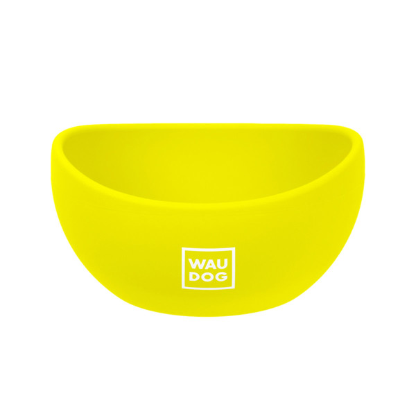 Миска WAUDOG Silicone, 250 мл жовтий