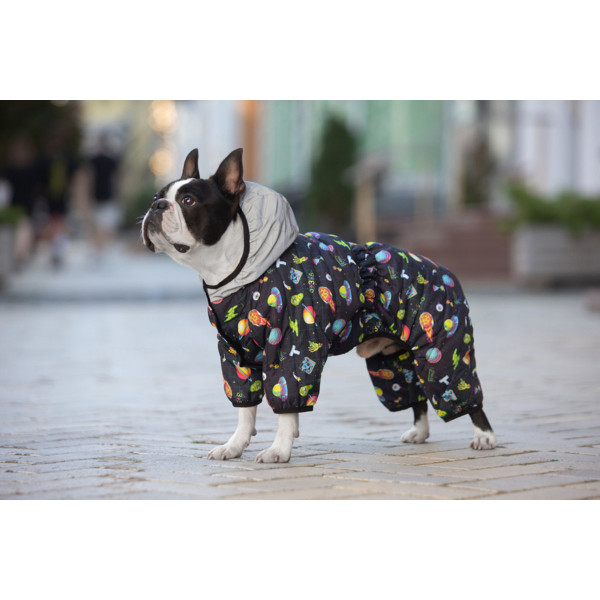 Комбінезон для собак WAUDOG Clothes малюнок "Рік та Морті 2", S35, В 52-55 см, С 31-36 см