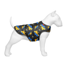 Курточка-накидка для собак WAUDOG Clothes, малюнок "Дім", XS, А 26 см, B 33-41 см, С 18-26 см