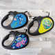 Повідець-рулетка для собак WAUDOG R-leash, малюнок "Рік та Морті 1", XS, до 12 кг, 3 м, світловідбиваюча стрічка чорний