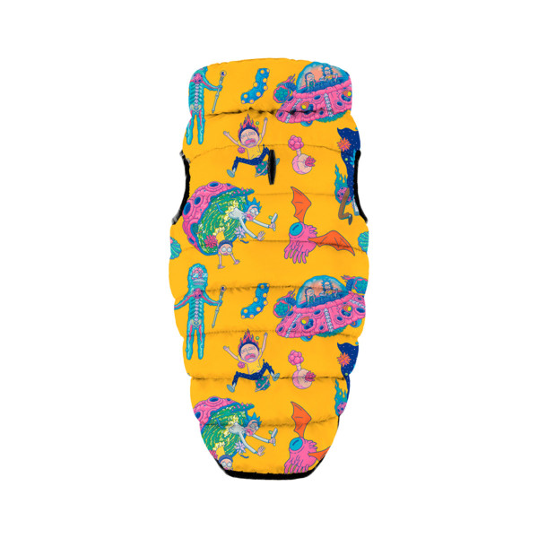 Курточка для собак WAUDOG Clothes малюнок "Рік та Морті 3", S40, В 52-55 см, С 36-39 см