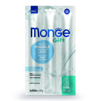Ласощі для цуценят Monge Gift Dog Puppy and Junior свинина з молоком, 45 г