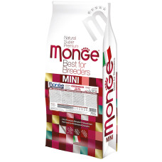 Сухий корм для собак Monge Dog Mini Adult ягня, рис та картопля, 15 кг