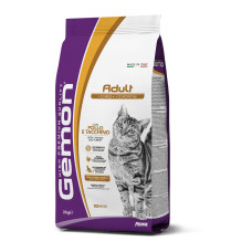 Сухий корм для котів Gemon Cat Adult курка з індичкою, 2 кг