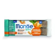 Ласощі для собак Monge Gift Dog Immunity Support кролик з мандарином, 120 г