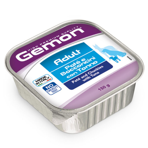 Влажный корм для собак Gemon Dog Wet Adult тунец, 150 г