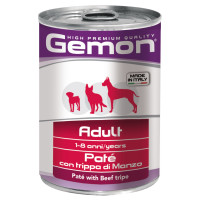 Влажный корм для собак Gemon Dog Wet Adult с говяжьим рубцом, 400 г